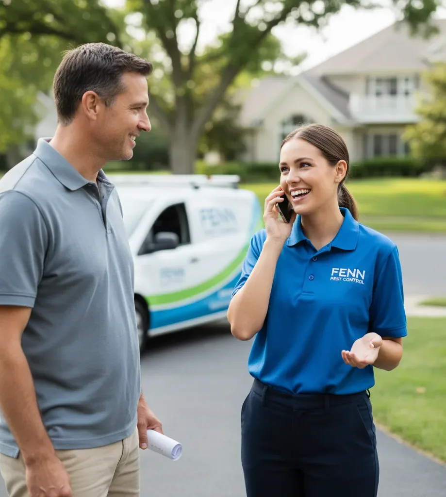 Fenn Pest Control customer support in Morrisonville